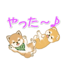 よちよち豆柴兄弟の毎日（個別スタンプ：9）