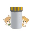 よちよち豆柴兄弟の毎日（個別スタンプ：14）