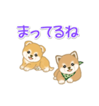 よちよち豆柴兄弟の毎日（個別スタンプ：32）