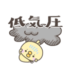 雨のひよこさんデカ文字敬語スタンプ（個別スタンプ：15）