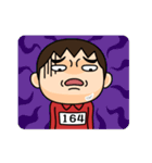 芋ジャージの【164】♂決めポーズ2（個別スタンプ：1）