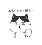 虚ろな目をしたネコ（個別スタンプ：1）