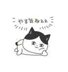 虚ろな目をしたネコ（個別スタンプ：3）
