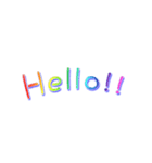 虹文字メッセージ（個別スタンプ：5）
