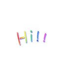 虹文字メッセージ（個別スタンプ：6）