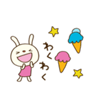夏を楽しむ☆てるてるうさぎ（個別スタンプ：32）