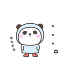 雨のぱんださんデカ文字敬語＜カスタム＞（個別スタンプ：40）