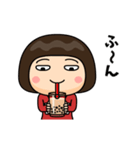 芋ジャージの【社長】♀リアクション（個別スタンプ：1）