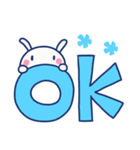 即レス☆ほぼ白うさぎ（個別スタンプ：3）