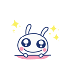 即レス☆ほぼ白うさぎ（個別スタンプ：8）