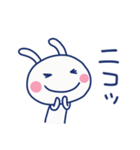 即レス☆ほぼ白うさぎ（個別スタンプ：15）