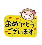 デカ文字☆リボンのマルン（個別スタンプ：26）