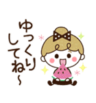 夏だね♡リボンの女の子（個別スタンプ：8）