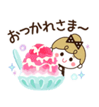 夏だね♡リボンの女の子（個別スタンプ：9）