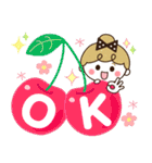 夏だね♡リボンの女の子（個別スタンプ：14）