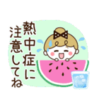 夏だね♡リボンの女の子（個別スタンプ：21）
