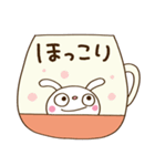 ほっこりカフェ♡ふんわかウサギ（個別スタンプ：24）