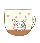 ほっこりカフェ♡ふんわかウサギ（個別スタンプ：27）