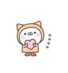 雨のねこさんデカ文字敬語＜カスタム＞（個別スタンプ：39）