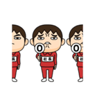 芋ジャージの【社長】♂リアクション（個別スタンプ：3）
