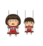 芋ジャージの【新郎】＆【新婦】ペア（個別スタンプ：4）