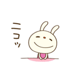 ほっこりお返事☆てるてるうさぎ（個別スタンプ：8）