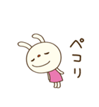 ほっこりお返事☆てるてるうさぎ（個別スタンプ：12）