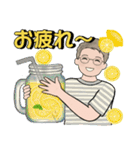 男性に使って欲しいスタンプ ☆ 夏に優しい（個別スタンプ：25）