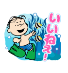 スヌーピーPlay in the sea（個別スタンプ：6）
