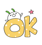 デカ文字☆コケうさ（個別スタンプ：3）