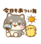 飛び出す♡夏の豆柴日和（個別スタンプ：5）