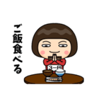 芋ジャージの【3-B】♀決めポーズ2（個別スタンプ：22）
