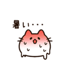 暑くてつらい白猫ちゃんwith夏（個別スタンプ：3）