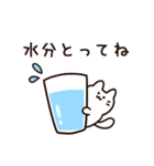 暑くてつらい白猫ちゃんwith夏（個別スタンプ：18）