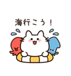 暑くてつらい白猫ちゃんwith夏（個別スタンプ：25）
