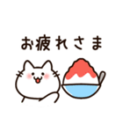 暑くてつらい白猫ちゃんwith夏（個別スタンプ：37）
