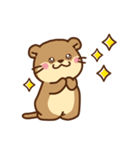 コツメカワウソ♡楽しい毎日（個別スタンプ：17）