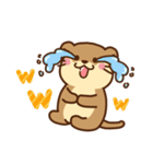 コツメカワウソ♡楽しい毎日（個別スタンプ：22）