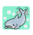 昭和レトロの生活感のあるサメ（個別スタンプ：6）