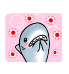 昭和レトロの生活感のあるサメ（個別スタンプ：8）