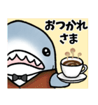 昭和レトロの生活感のあるサメ（個別スタンプ：11）
