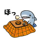 昭和レトロの生活感のあるサメ（個別スタンプ：24）