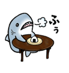 昭和レトロの生活感のあるサメ（個別スタンプ：31）