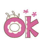 デカ文字☆どちウサ（個別スタンプ：7）