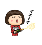 芋ジャージの【1-1】♀決めポーズ2（個別スタンプ：11）