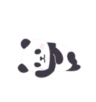 【デカ文字2】動く！もふもふパンダンミニ（個別スタンプ：16）