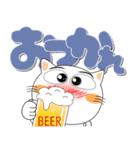 しろねこ★大阪府 ポップなデカ文字（個別スタンプ：14）