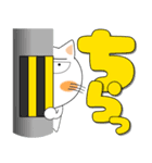しろねこ★大阪府 ポップなデカ文字（個別スタンプ：16）