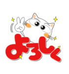 しろねこ★大阪府 ポップなデカ文字（個別スタンプ：20）