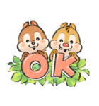 Lommy画♪チップとデール（個別スタンプ：1）